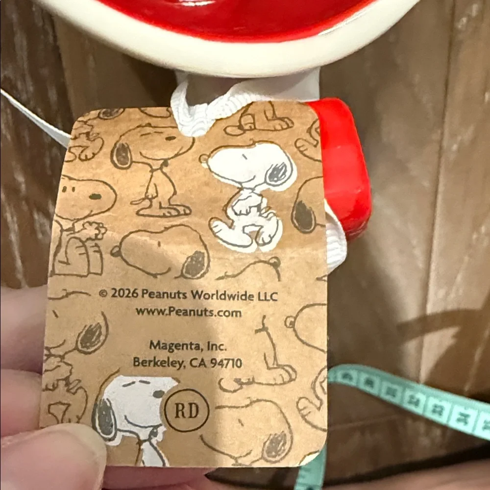 Peanuts Snoopy Cream & Red 'Flying Ace' Snoopy Mug - Picture 5 of 6